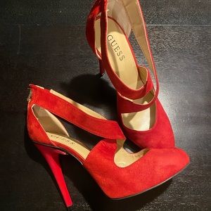 Like new Guess heels. Very cute, sexy 4” heels.